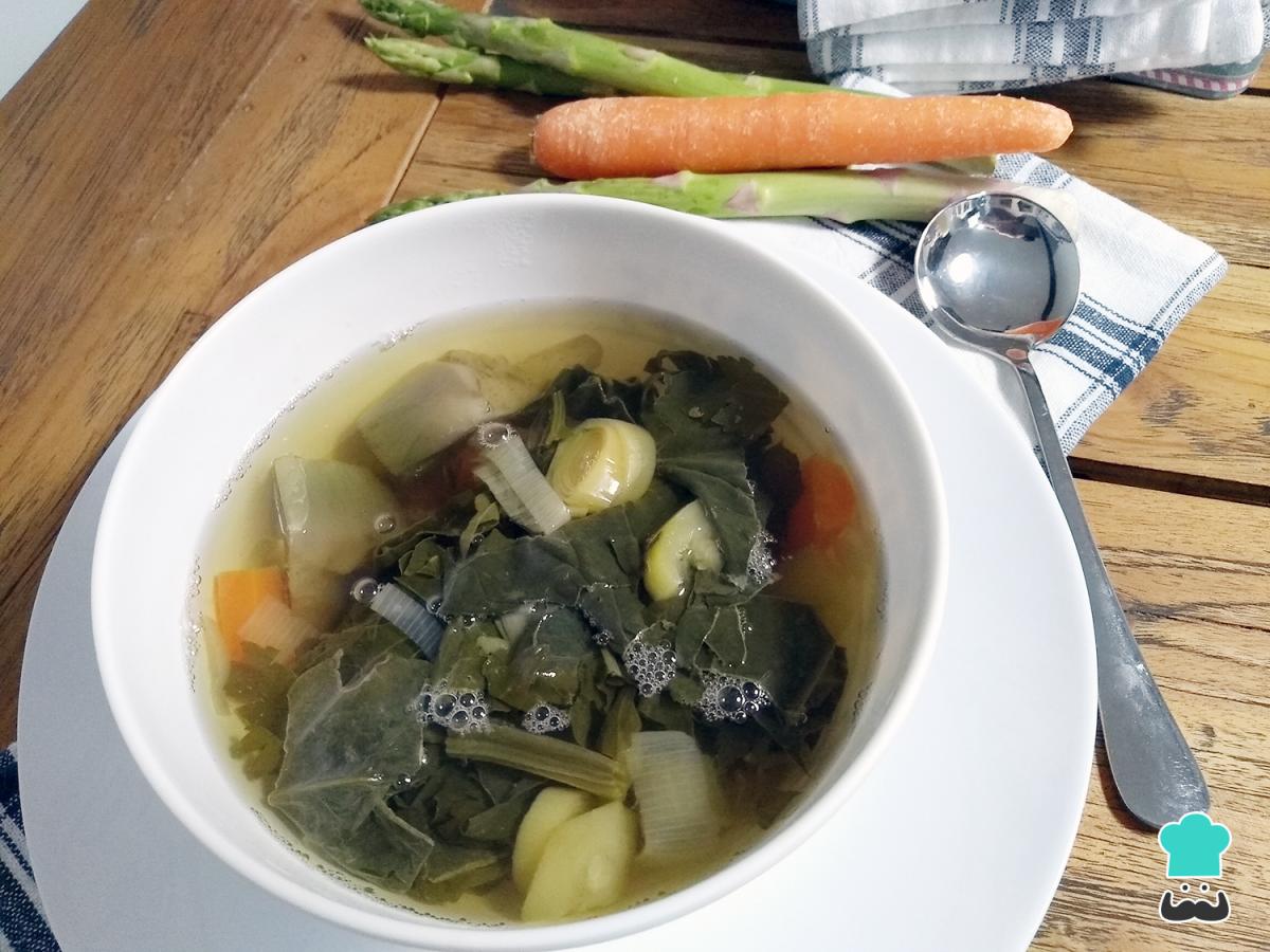 Receta de Sopa de verduras para adelgazar