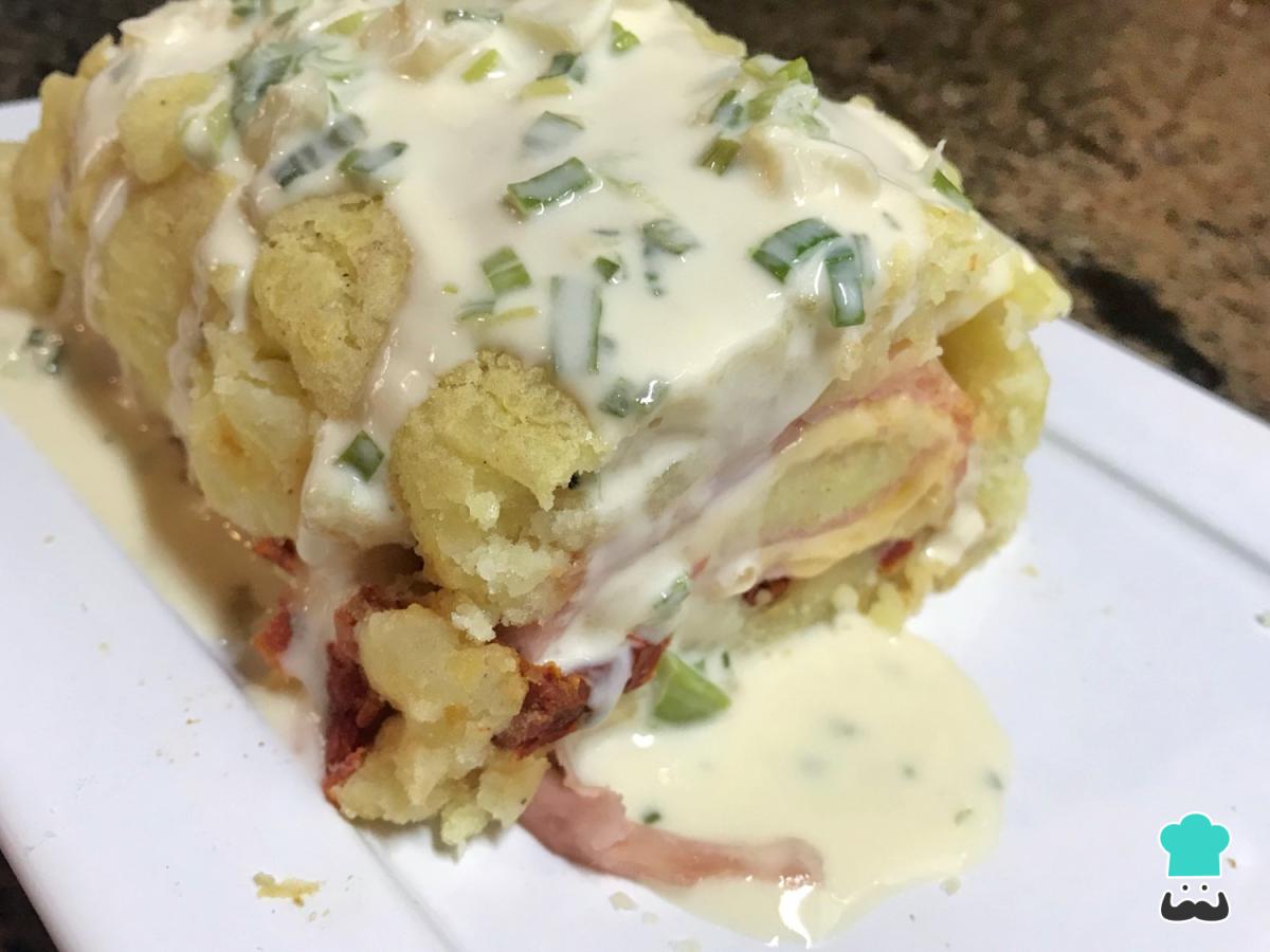 Receta de Arrollado de papa