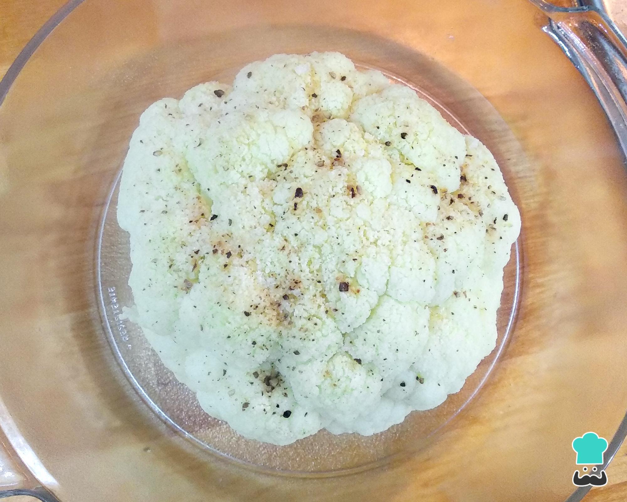 Coliflor Asada Receta Fácil Al Horno