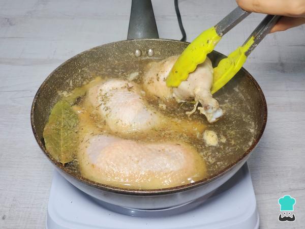 Receta de Escabeche de pollo cusqueño - Paso 1