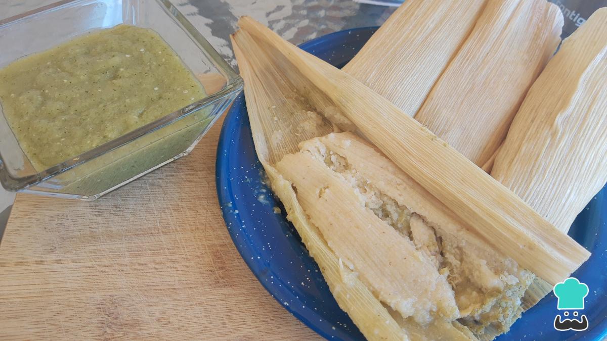 Receta de Tamales en salsa verde