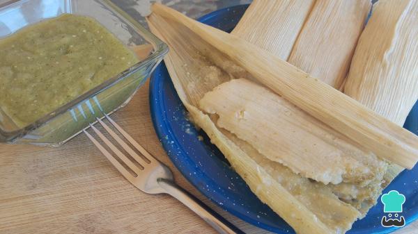 Receta de Tamales en salsa verde - Paso 7