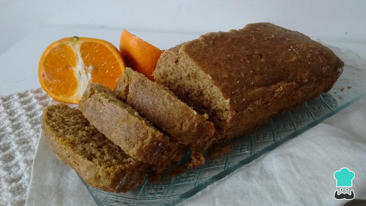 Receta de Budín de mandarina sin azúcar