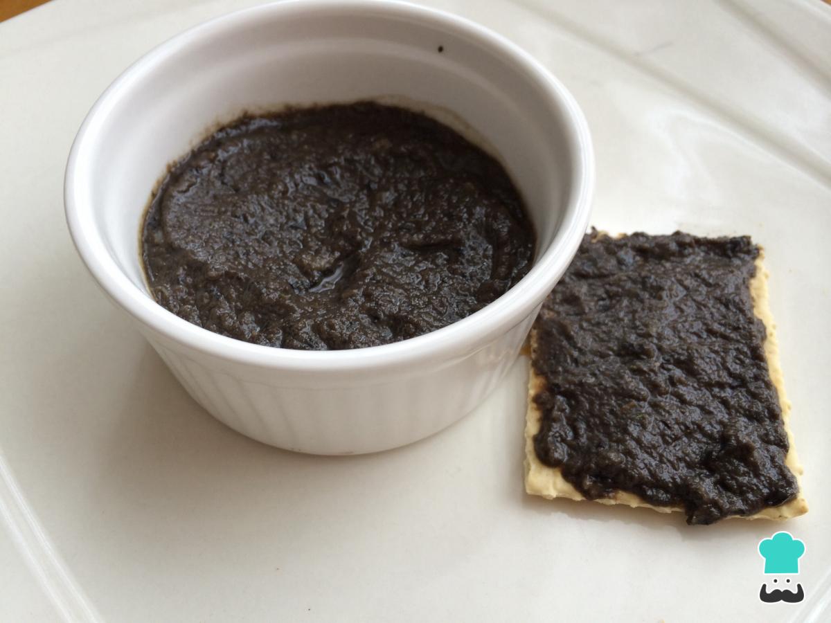 Receta de Paté de aceitunas negras