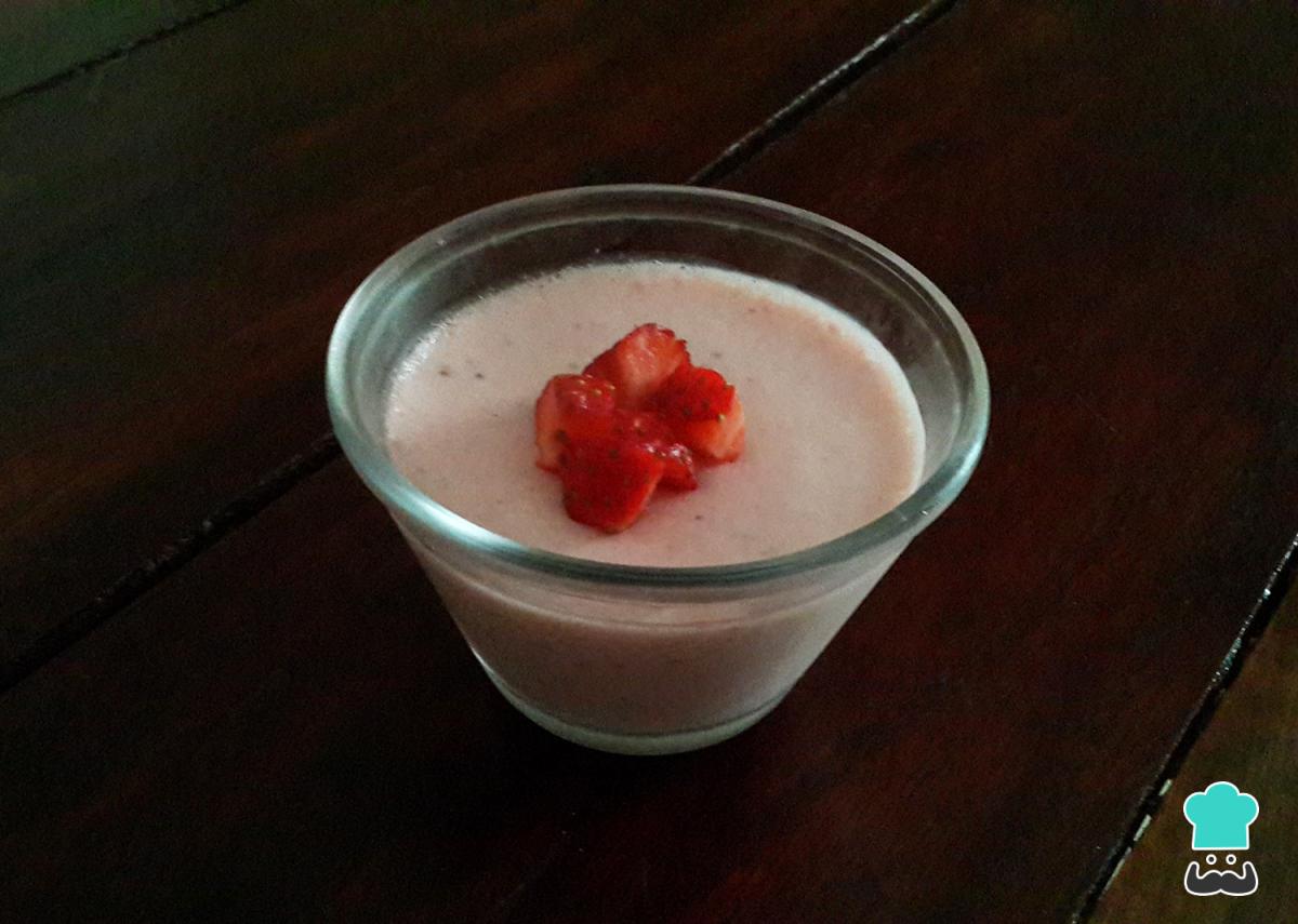 Receta de Mousse de frutillas fácil