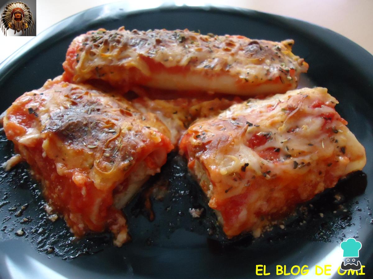 Receta de Canelones Sin Bechamel