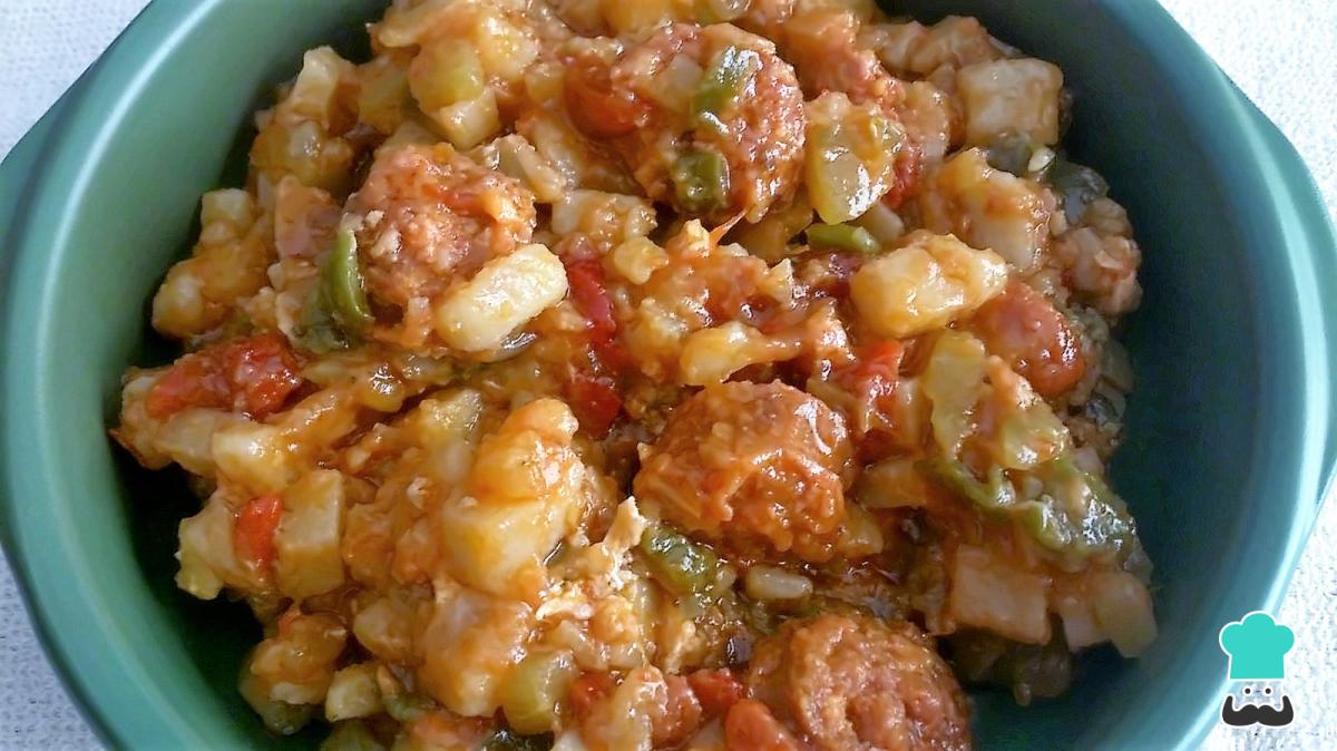 Receta de Pisto de verduras con patatas
