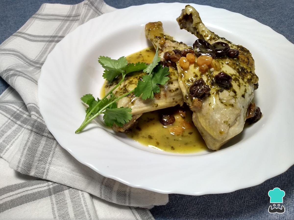 Receta de Pollo al cilantro