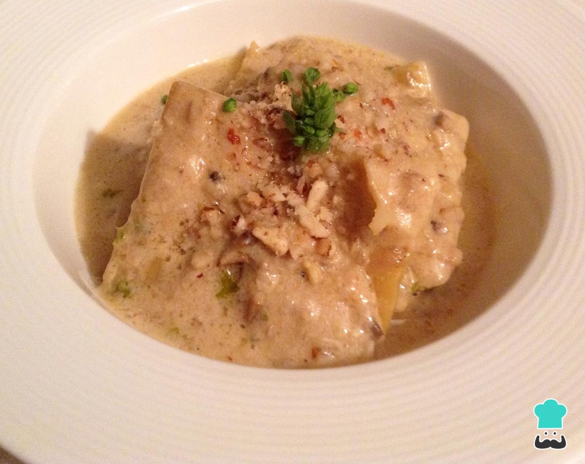 Receta de Raviolis de setas