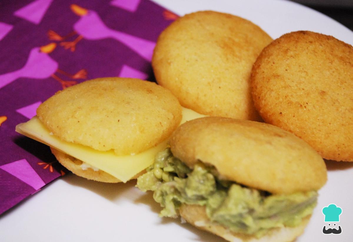 Receta de Arepas fritas venezolanas