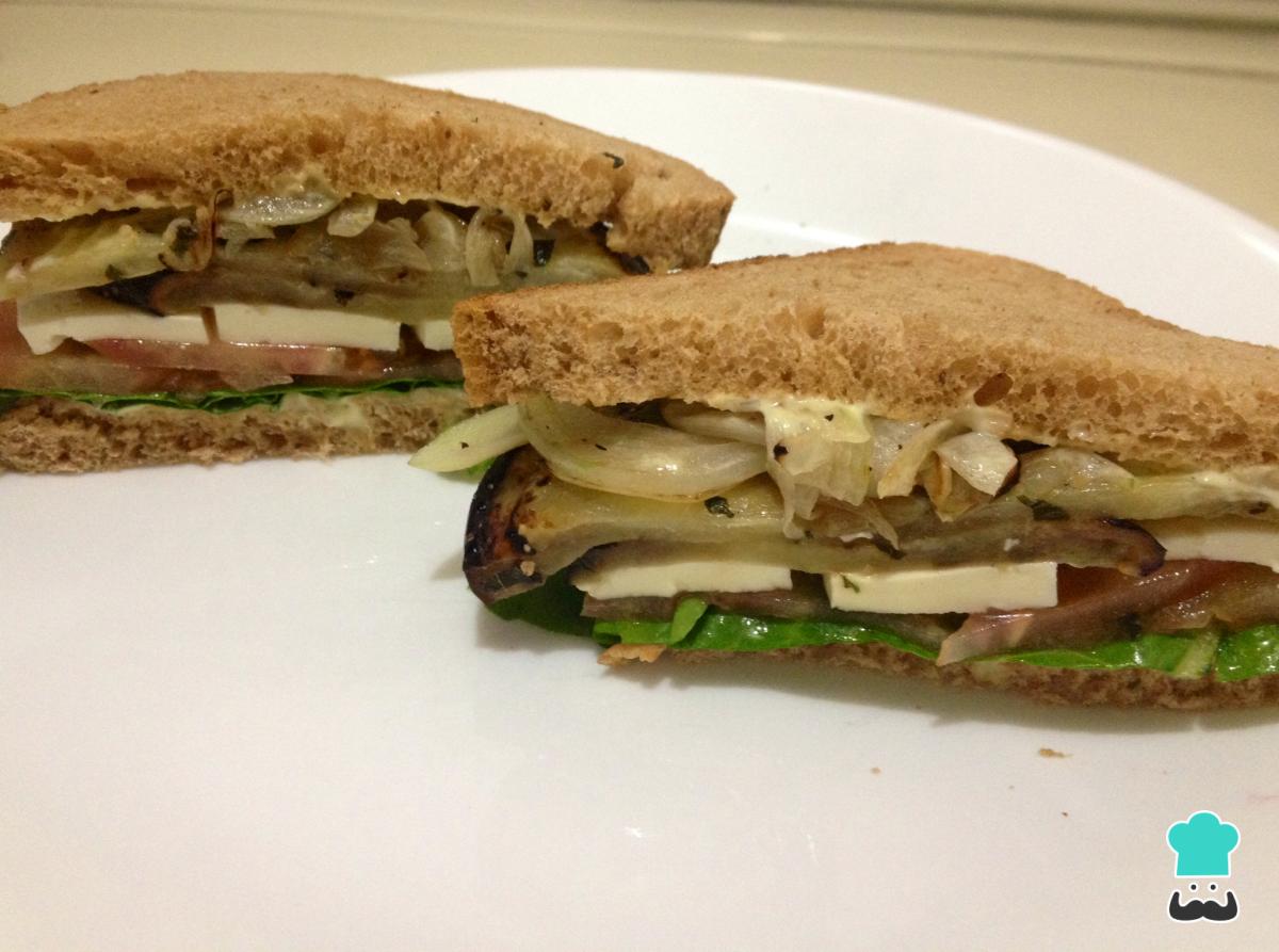 Receta de Sándwich de vegetales