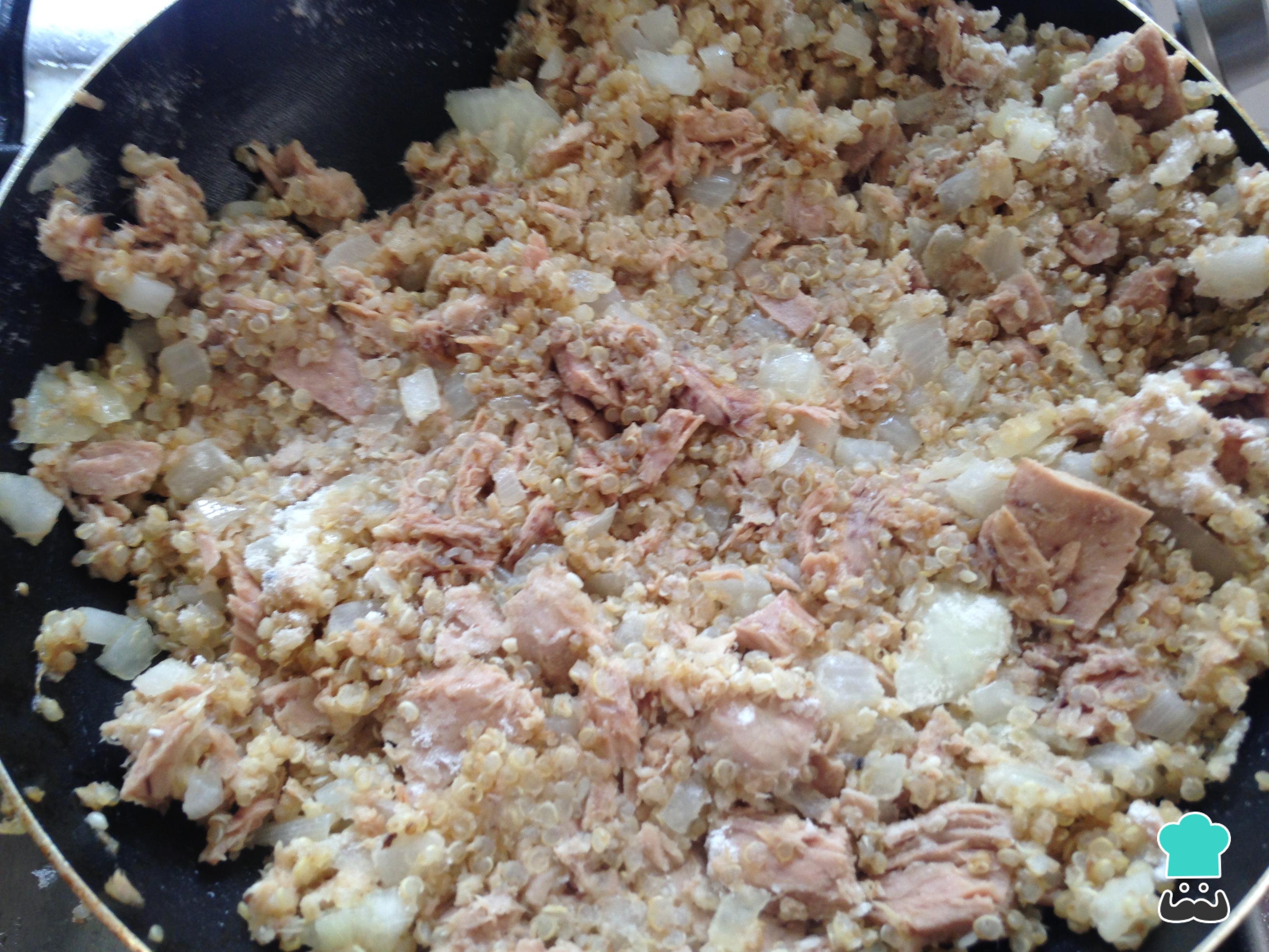 Croquetas de quinoa y atún Fácil