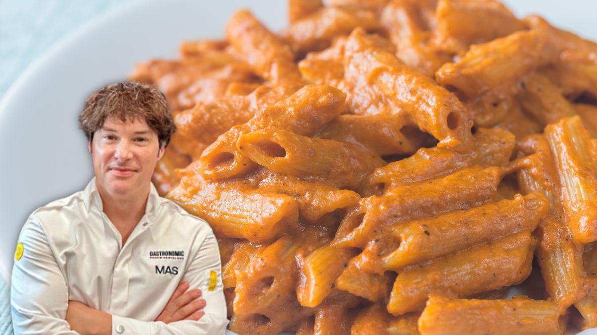 Jordi Cruz, chef: “Los macarrones con tomate más ricos no solo llevan carne picada, añade 500 ml de leche para hacerlos más cremosos”