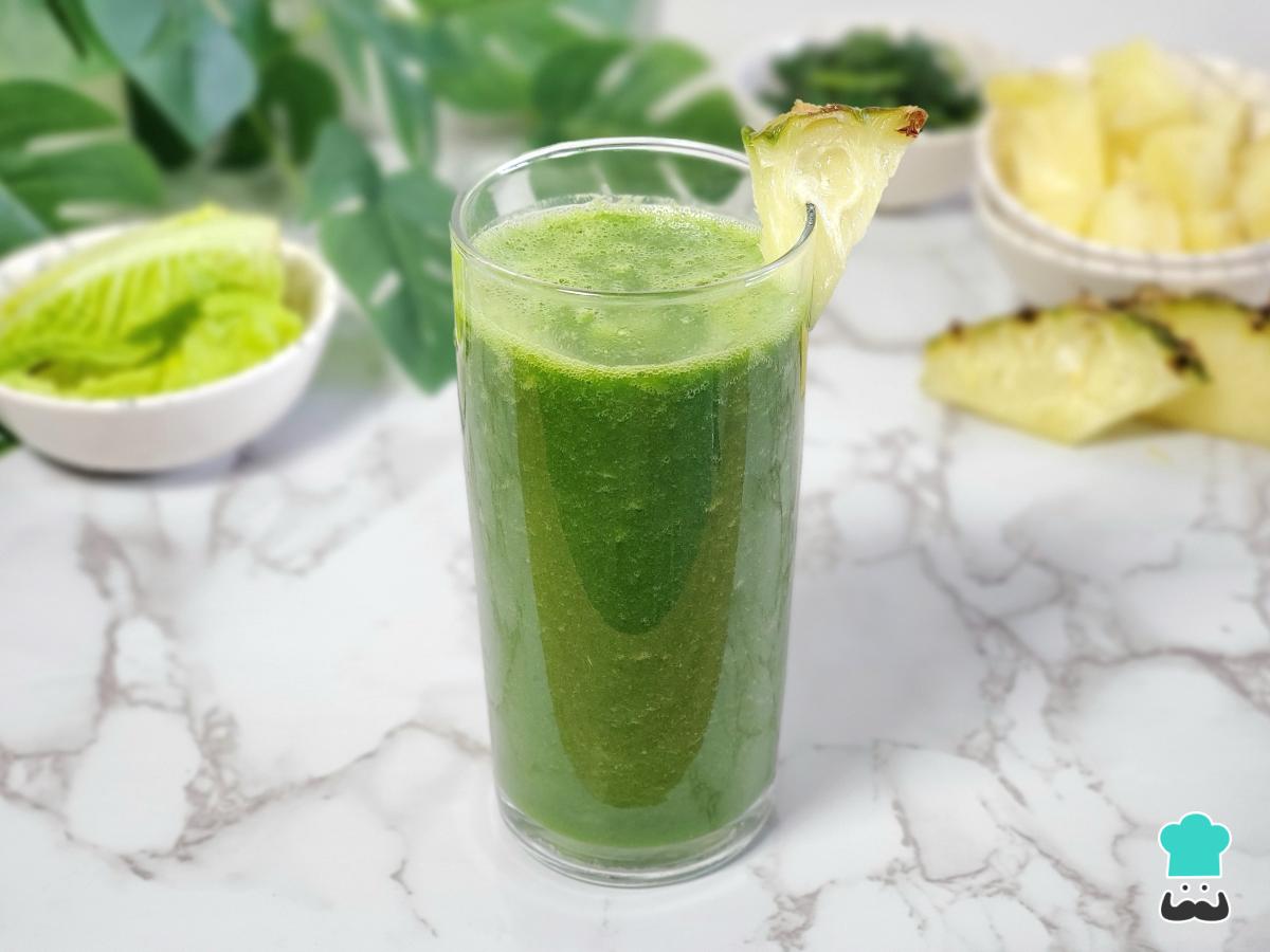 Jugo de piña y apio