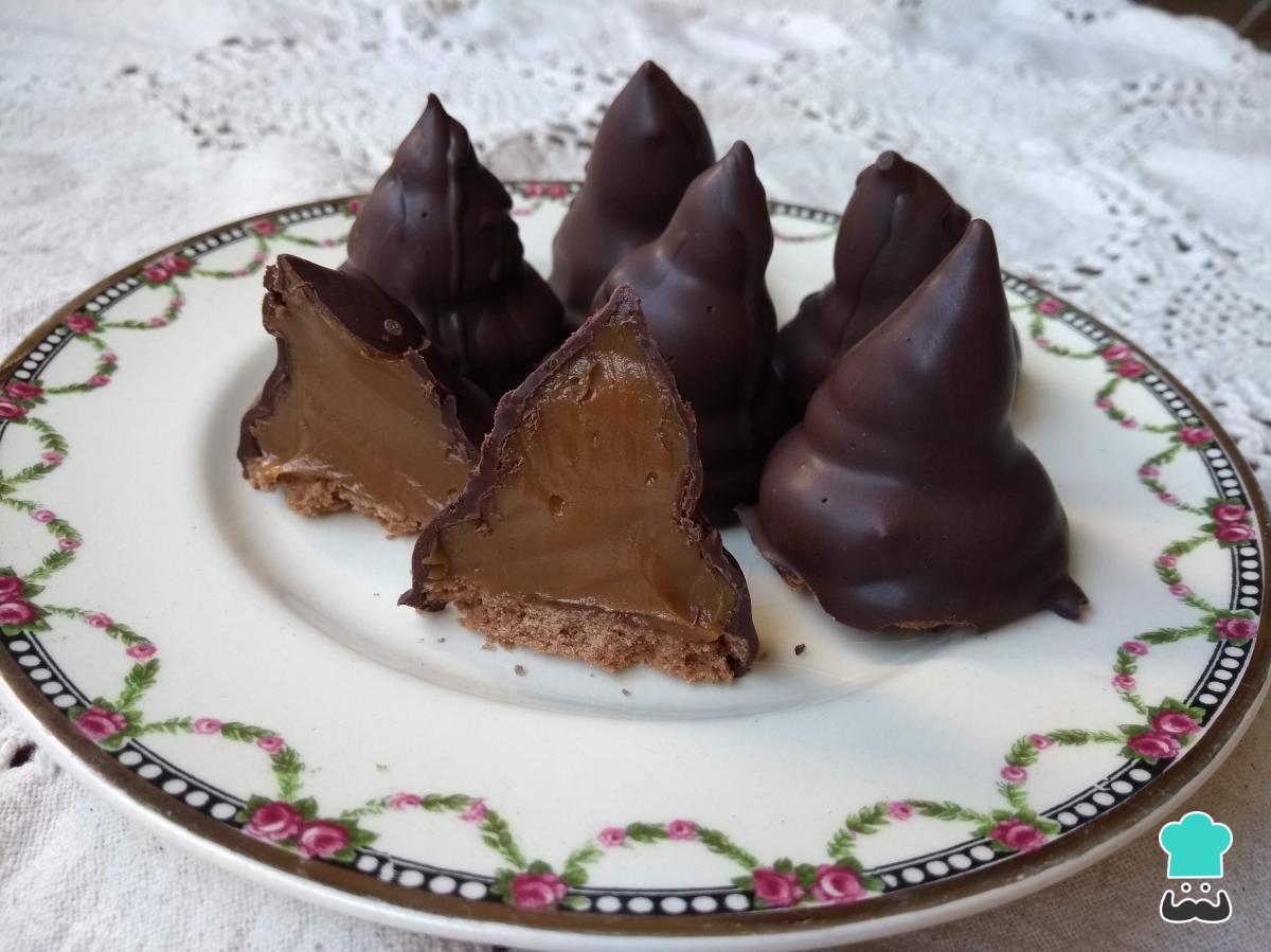 Receta de Conitos de chocolate