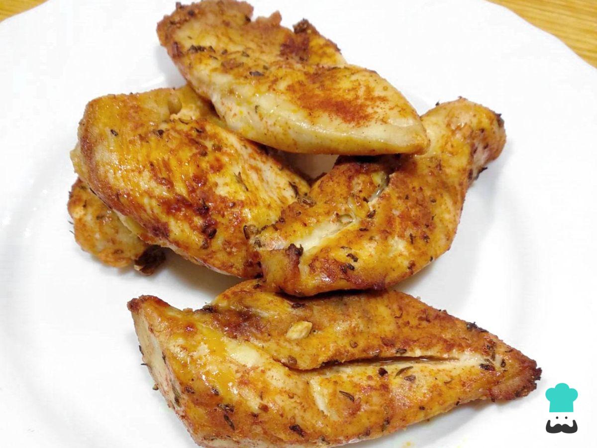 Receta de Pechuga de pollo en freidora de aire