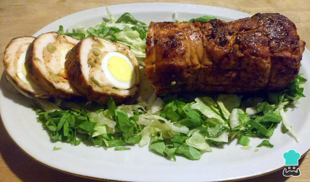 Receta de Arrollado de pollo argentino