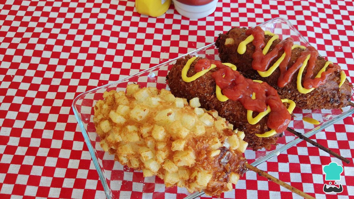 Receta de Banderillas coreanas