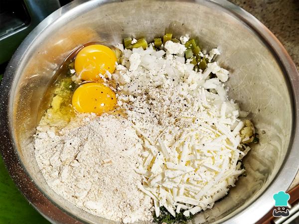 Receta de Tortitas de nopales - Paso 2