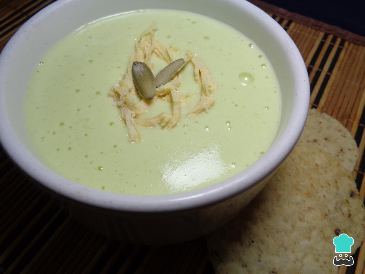 Receta de Crema de calabacín con leche