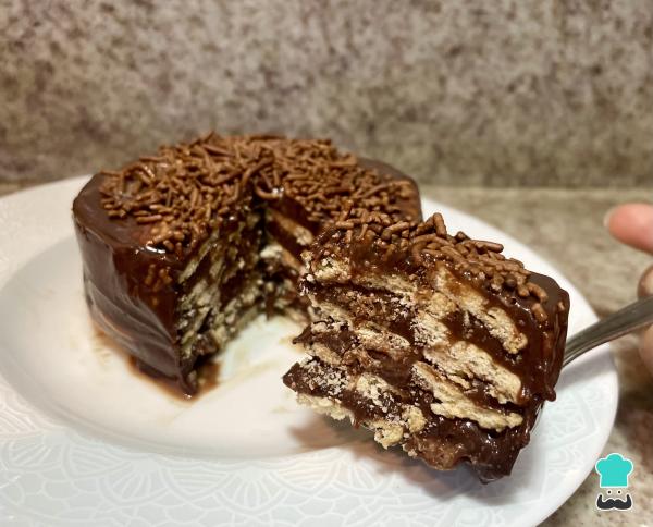 Receta de Marquesa de chocolate venezolana con leche condensada - Paso 6