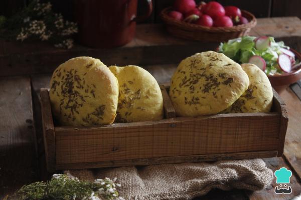 Receta de Pan de cúrcuma