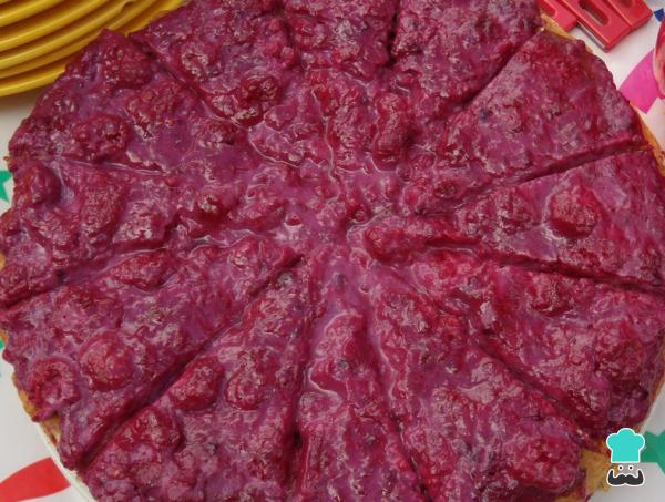 Receta de Kuchen de frambuesas