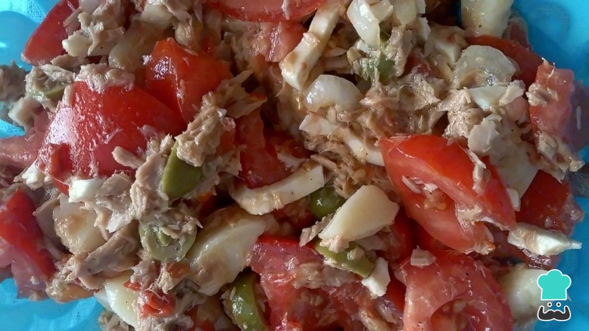 Receta de Ensalada de tomate y patata
