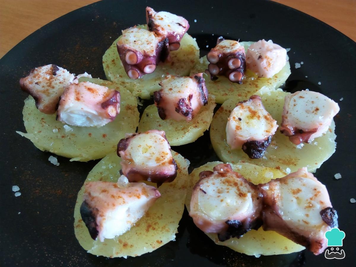 Receta de Pulpo a feira con patatas