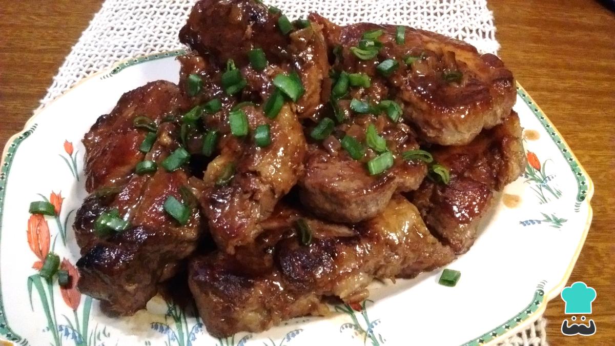 Receta de Bondiola de cerdo al disco