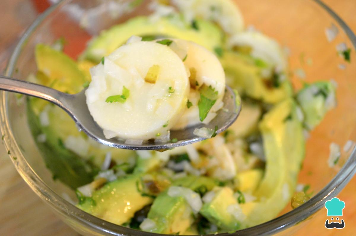 Receta de Ceviche de palmitos