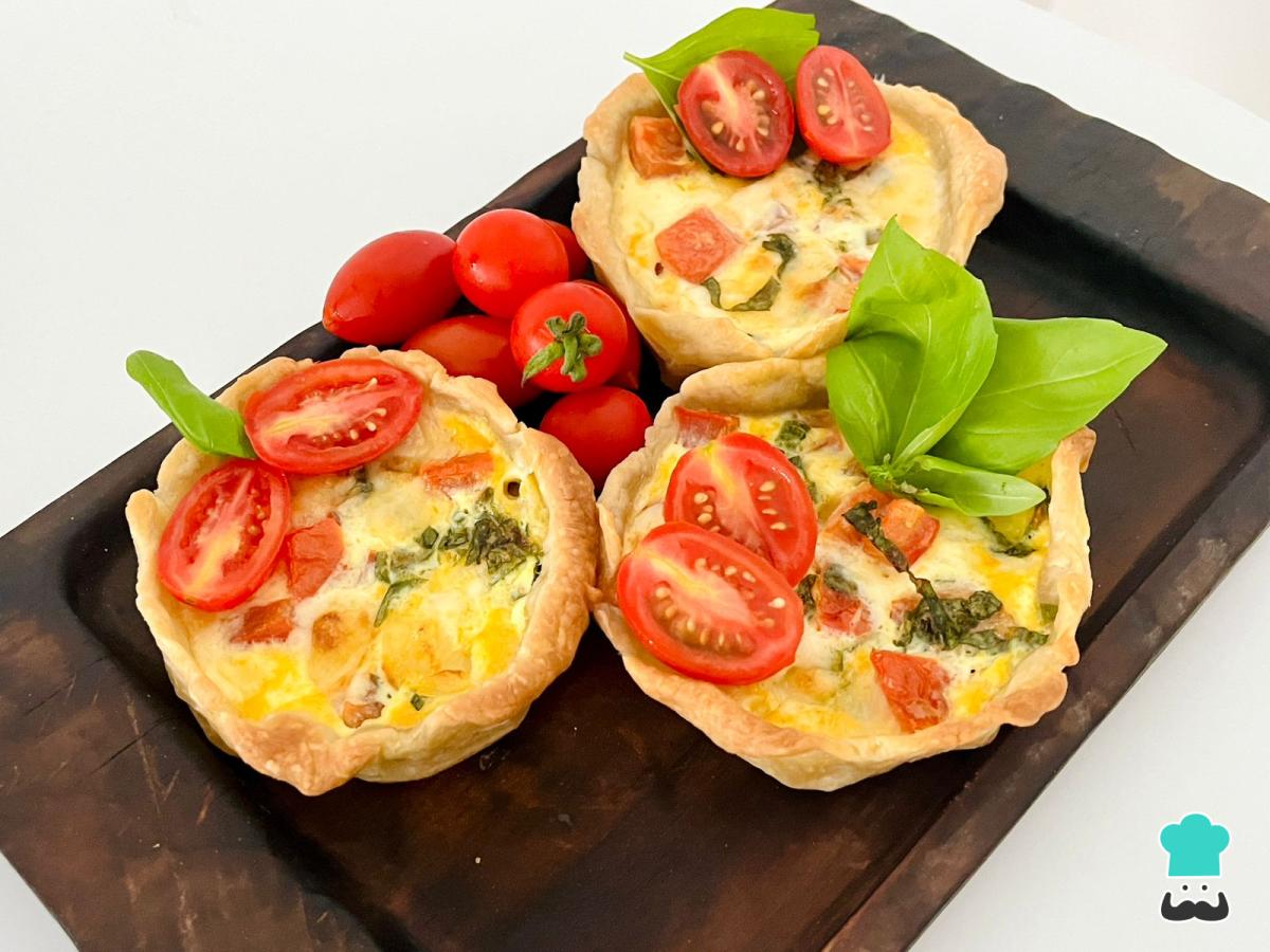 Receta de Tartaleta caprese