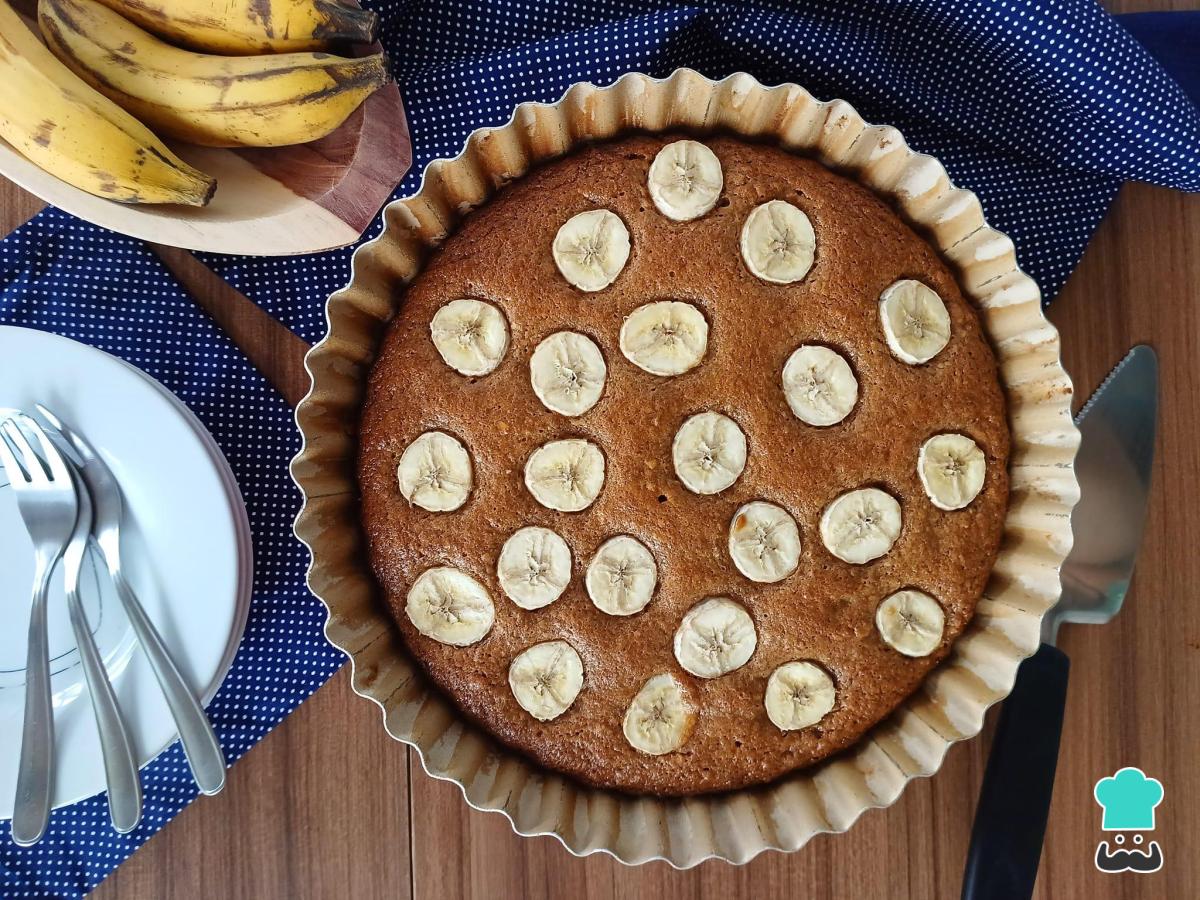 Receta de Pastel de banana