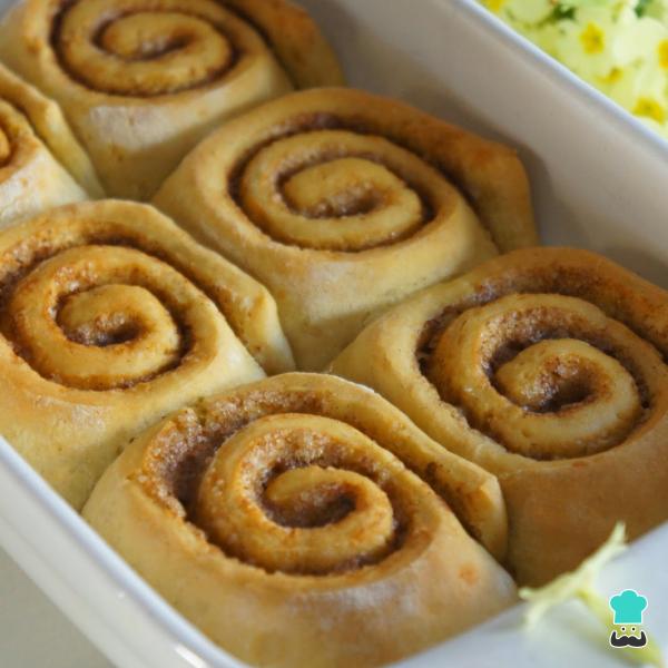 Receta de Rollos de canela con glaseado - Paso 9