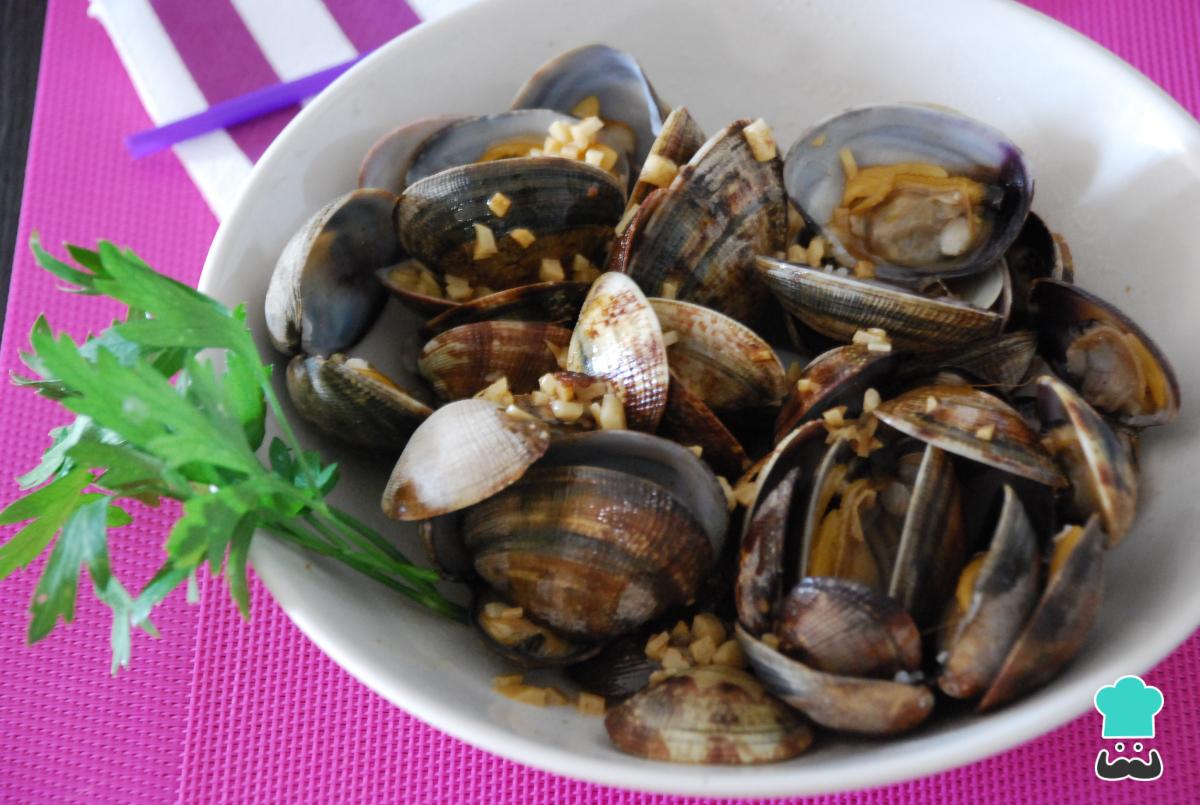 Receta de Almejas a la plancha