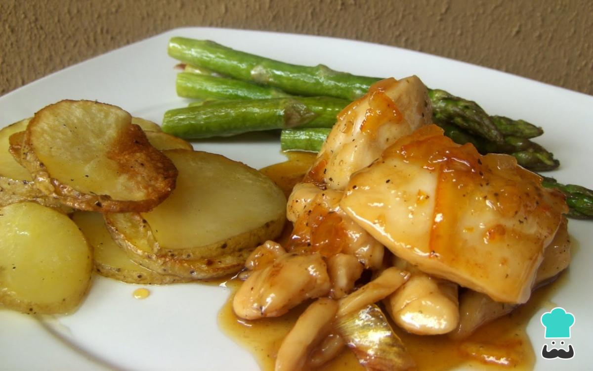 Receta de Pechuga de pavo a la naranja