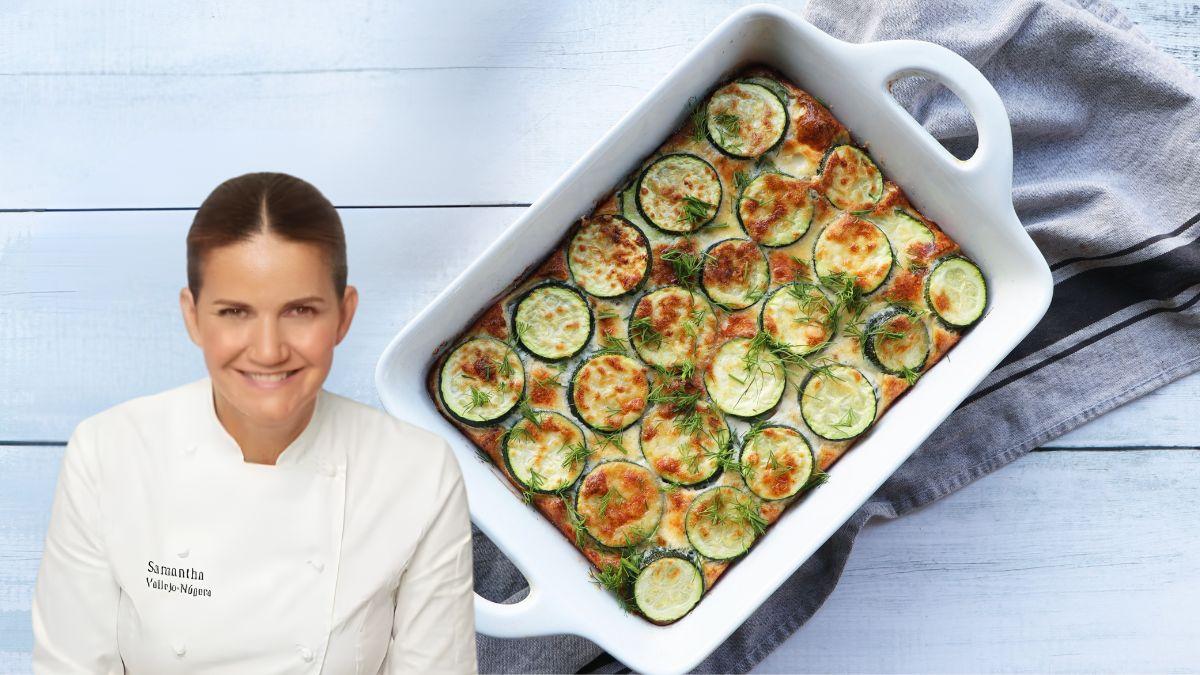 Samantha Vallejo-Nágera, chef: “Para que los calabacines queden más ricos, no los frías, hazlos al horno con yogur y cebolla caramelizada”