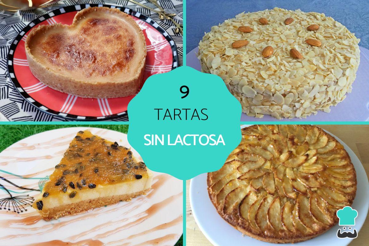 Tartas sin lactosa