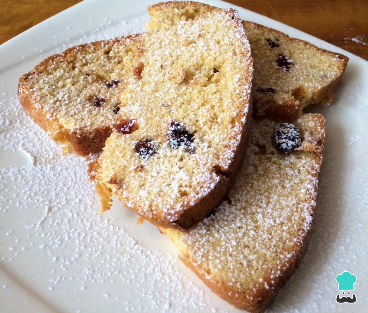 Receta de Bizcocho de arándanos