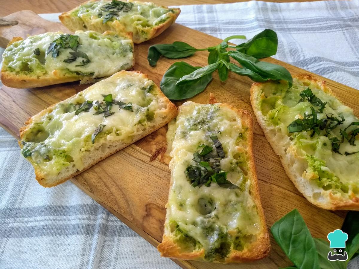 Receta de Pan de ajo y queso
