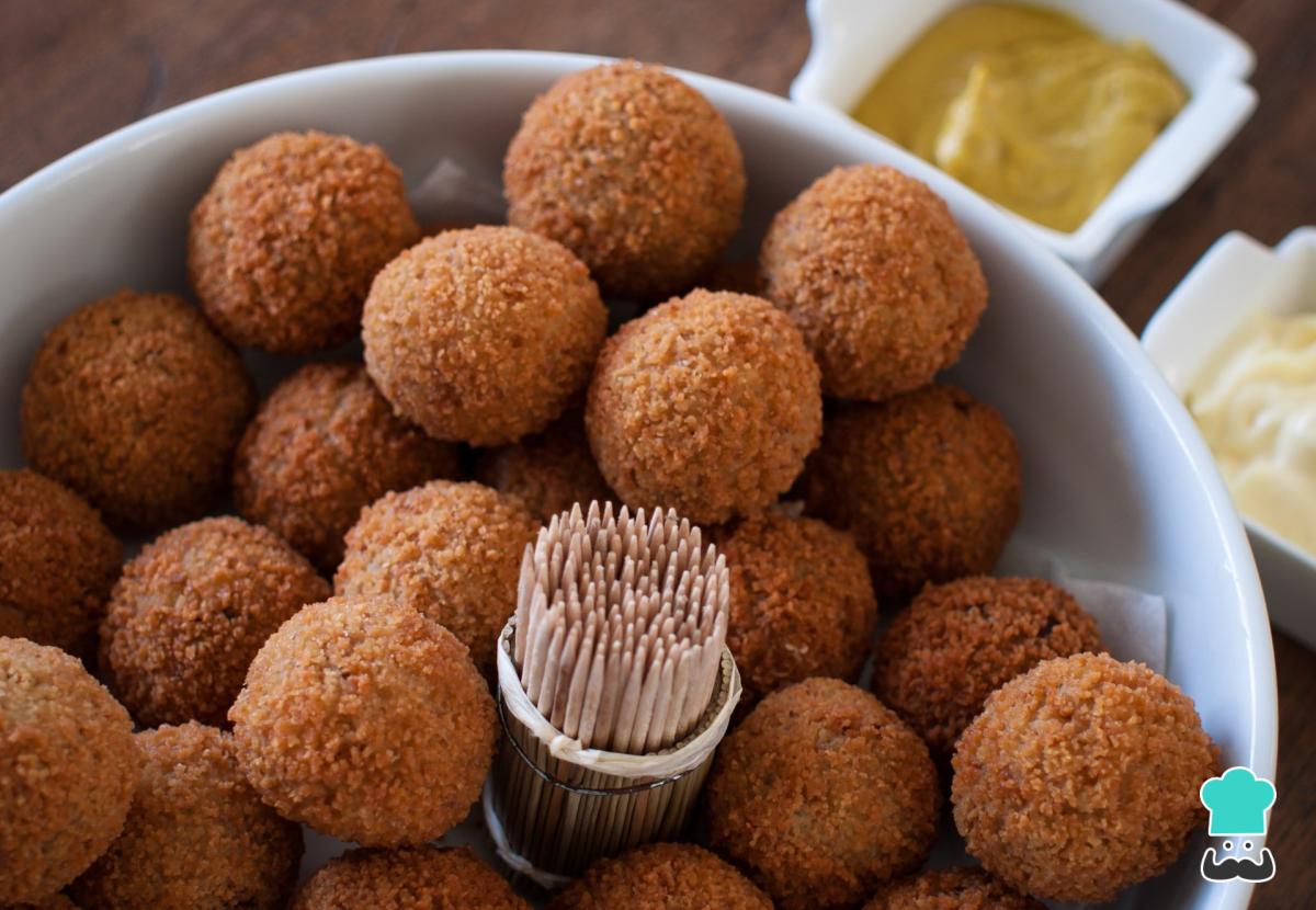 Receta de Bolitas de queso fritas