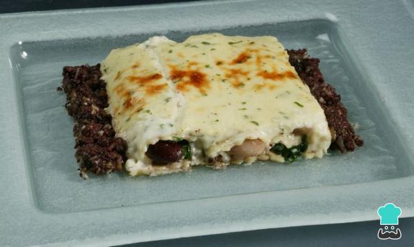 Receta de Canelones de morcilla