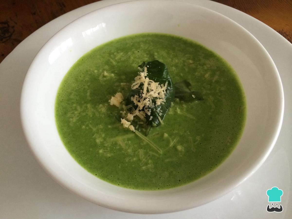 Receta de Sopa de lechuga