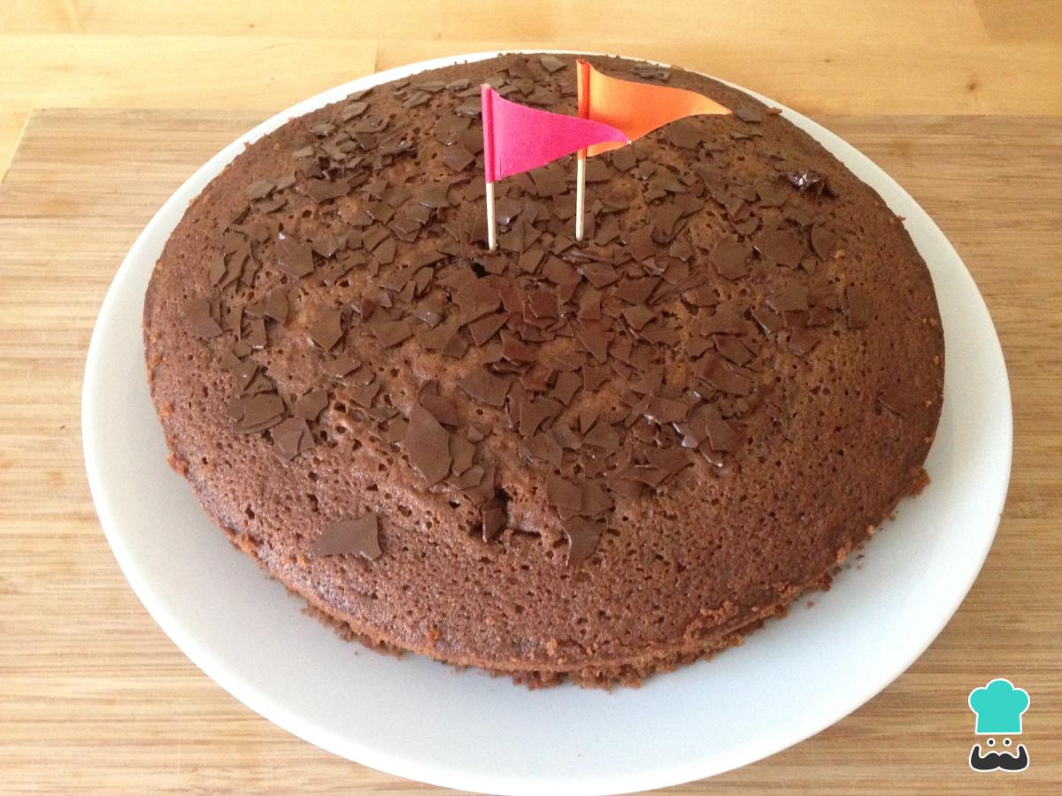 Receta de Bizcocho americano de chocolate