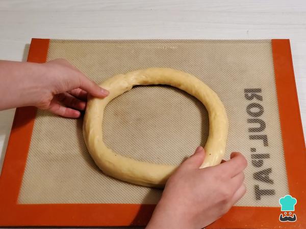 Receta de Roscón de Reyes sin azúcar - Paso 8