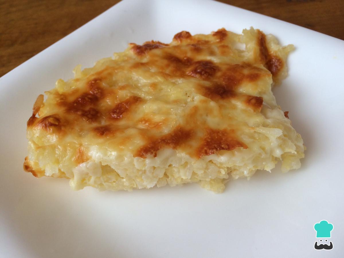 Receta de Arroz al horno con queso y crema