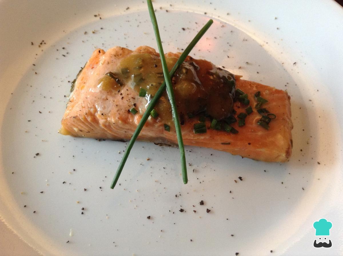 Receta de Salmón marinado con cítricos