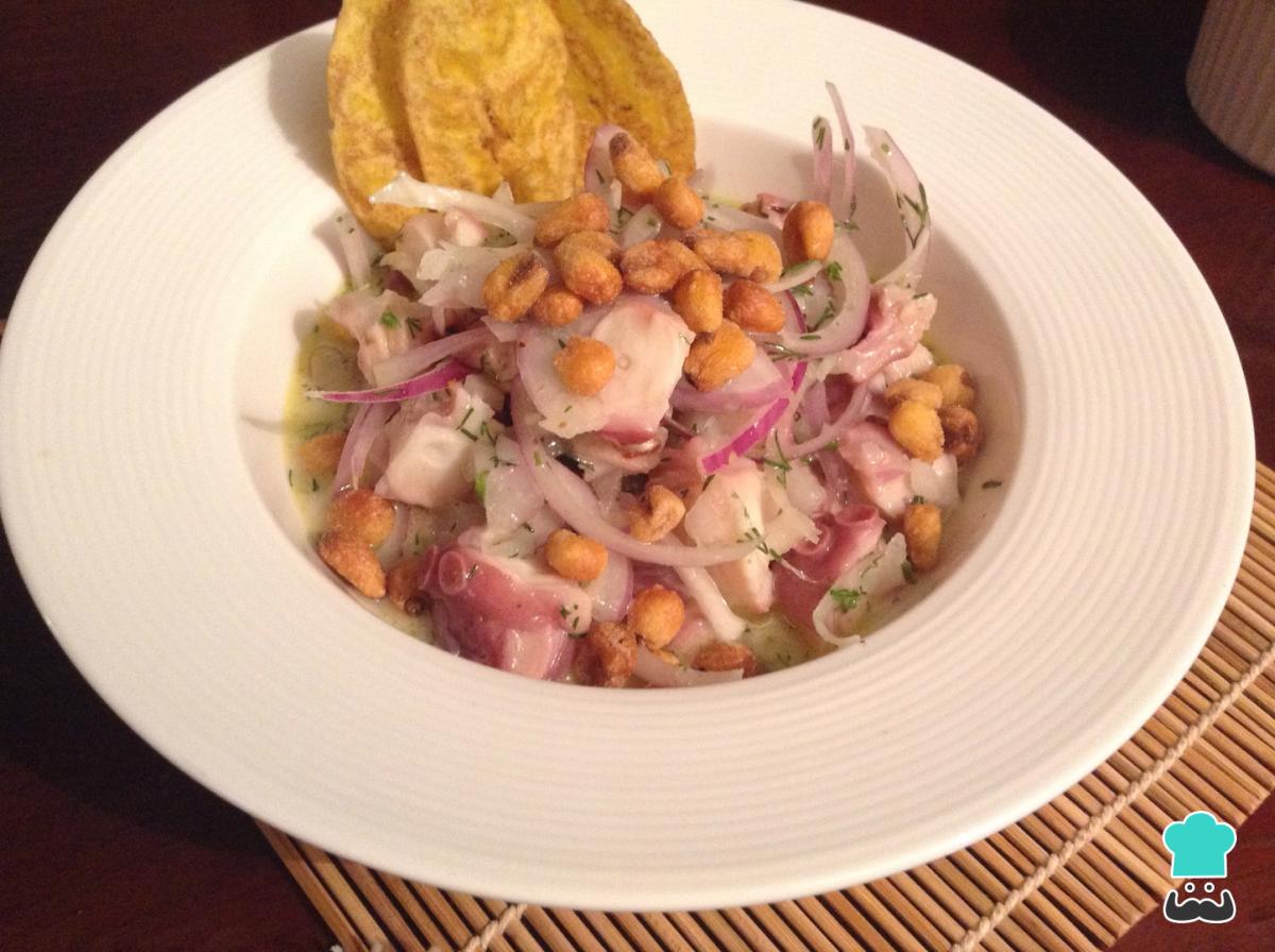 Receta de Ceviche de pulpo