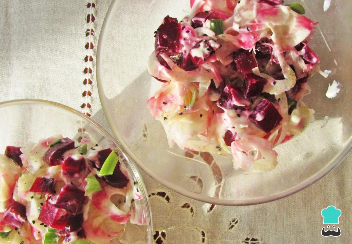 Receta de Ensalada de hinojo y remolacha