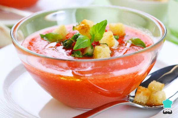 Receta de Gazpacho refrescante